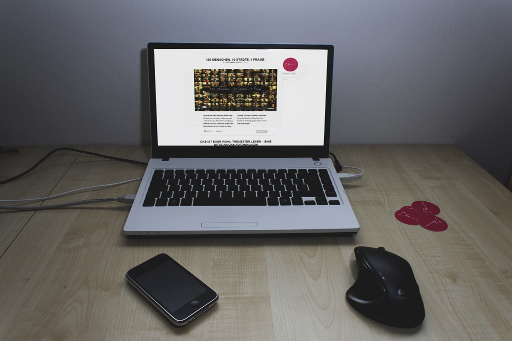 Mein Schreibtisch im Jahr 2012