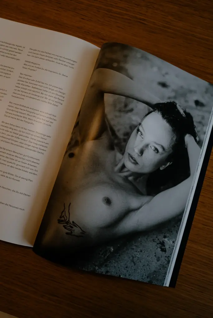 Feature im SWAN MAGAZIN Ausgabe 25 über meine Schwarz-Weiss-Fotografie 8 Ben Hammer Fotograf Köln